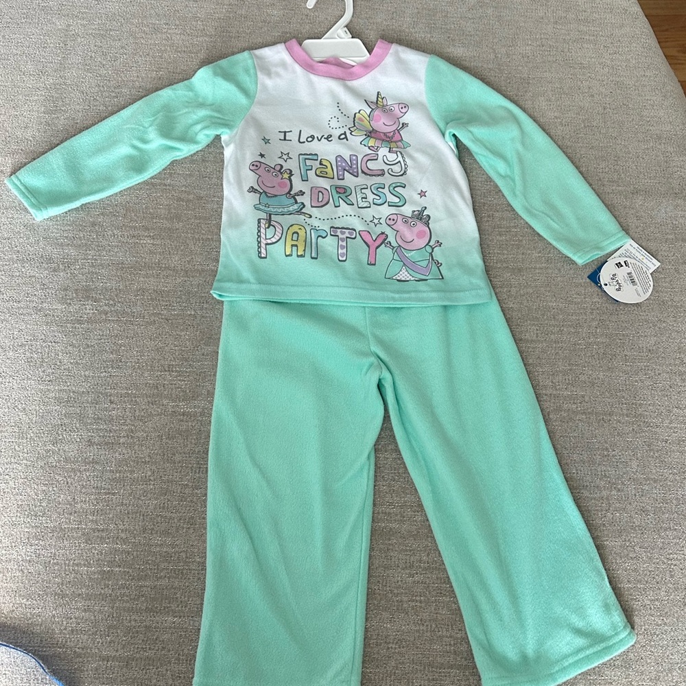Kids Peppa Pig Pajama Set 3T